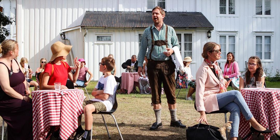 Bilde/illustrasjon om Spelet i Wesselgården