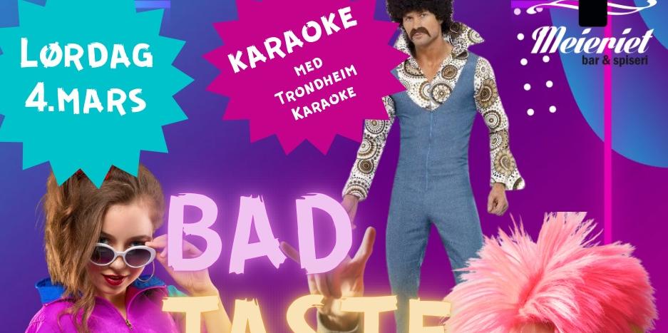 Bilde/illustrasjon for Bad taste party og karaokekveld