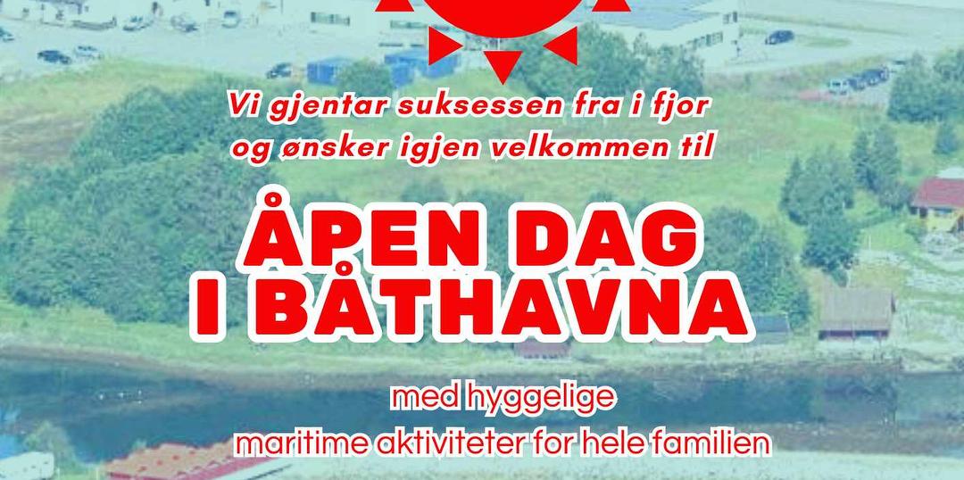 Bilde/illustrasjon for Åpen dag i Båthavna 🌅