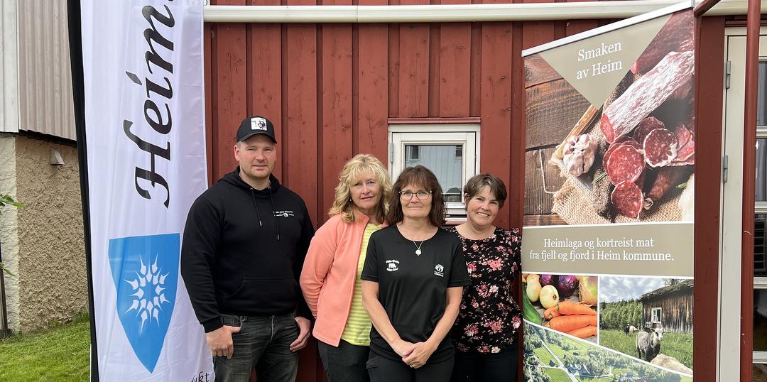 Bilde/illustrasjon for Lokalmatutsalg og salg av Heim-produkter i Fjøset