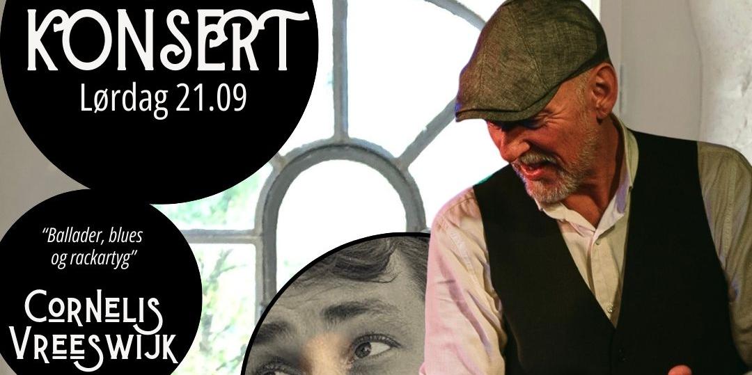 Bilde/illustrasjon for Cornelis Vreeswiijk-konsert med Peter Wemö