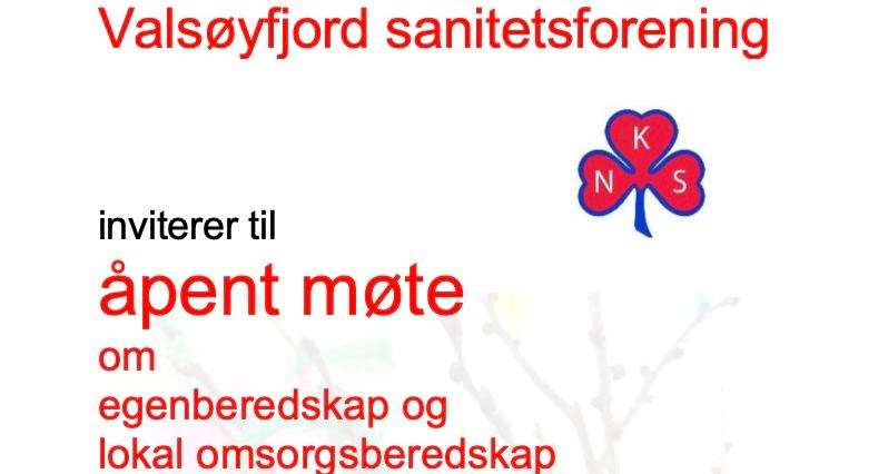 Bilde/illustrasjon for Valsøyfjord sanitetsforening inviterer til åpent møte