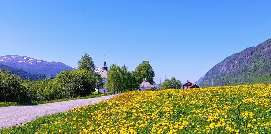 Bilde/illustrasjon for 17. mai-gudstjeneste - Vinje kirke
