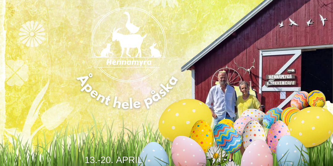 Bilde/illustrasjon for GLA'PÅSKEDAGER I HENNAMYRA 🐥