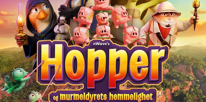 Bilde/illustrasjon for Kino - Hopper og murmeldyrets hemmelighet Kino - Hopper og murmeldyrets hemmelighet