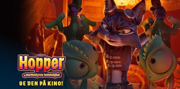 Bilde/illustrasjon for Kino: Hopper og murmeldyrets hemmeligheter Kino: Hopper og murmeldyrets hemmeligheter
